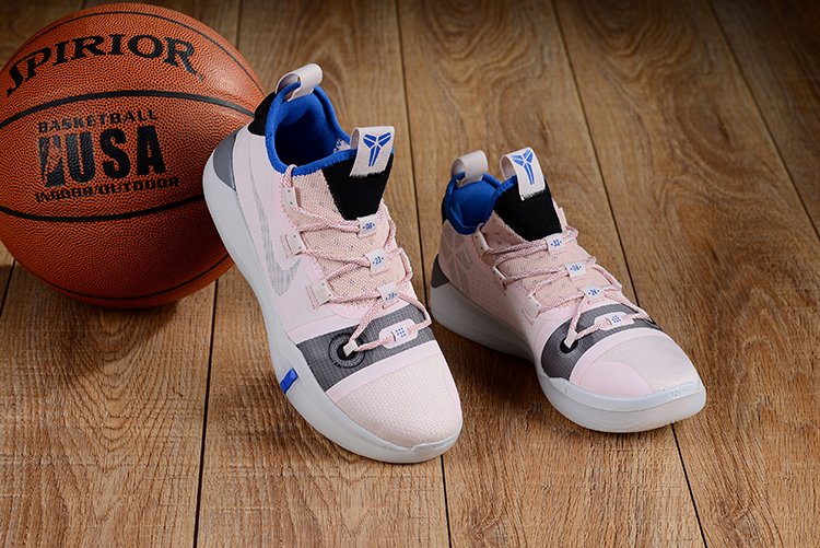 Men Nike Kobe Bryant AD E.P Pink Black Blue Shoes